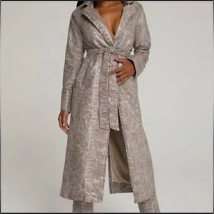 Good American Snake Print Coat brand new size 5 XXL